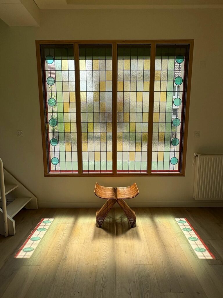 Verrière double vitrage fab luz vitrail